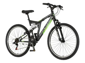 Bicikla Thunder Full supension Tan 260am/crno siva/ram 19/Točak 26/brzine 21/kočnica V brake