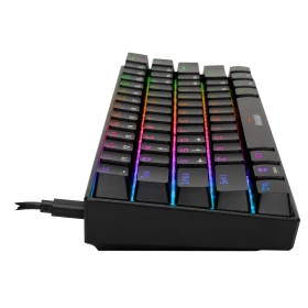 Tastatura Gamdias Hermes E3 RGB mehanička, crna,red switch