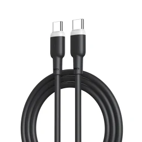Kabl USB Tip C-Tip C 60W Xo NB208B 1m Silikonski crni