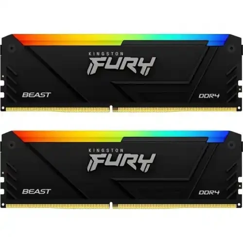 Memorija DDR4 32GB 3200MHz Kingston Fury Beast RGB  KF432C16BB12AK2/32 slika 1