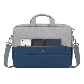 Torba za Laptop 16 RIVACASE 7532/plavo siva/anti theft