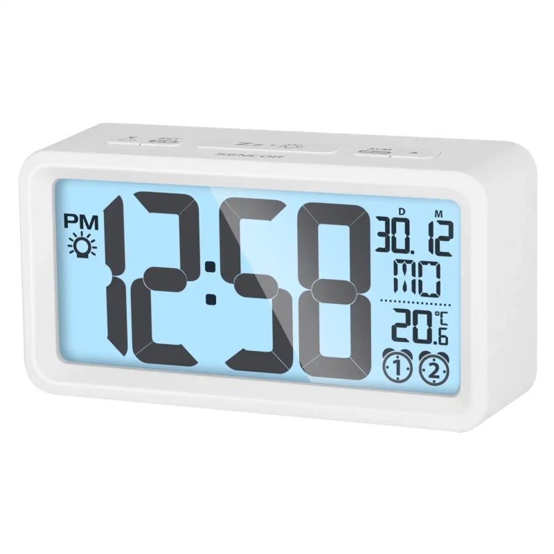 Digitalni sat sa alarmom SENCOR SDC 2800 W beli slika 1