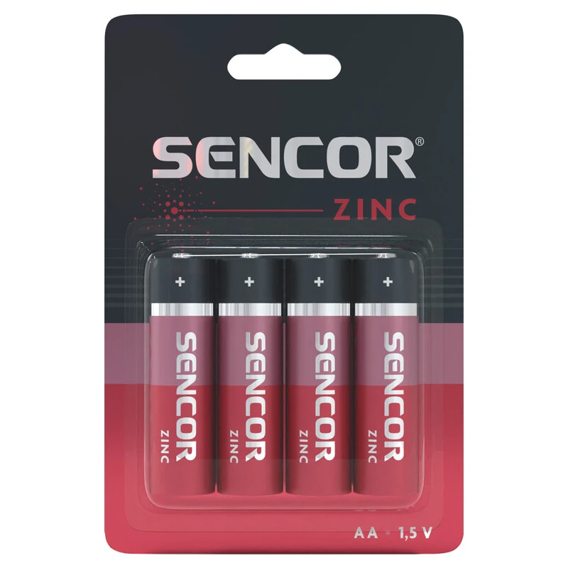 Baterija Sencor R06 AA 4BP Cink Karbon 1/4 slika 1
