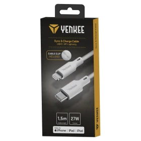 Kabl USB Tip C- Lighting Yenkee YCU 635 WH 1.5m