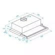 Aspirator Beko CTB6250B širina 60cm/kapacitet 440m3 mini 1