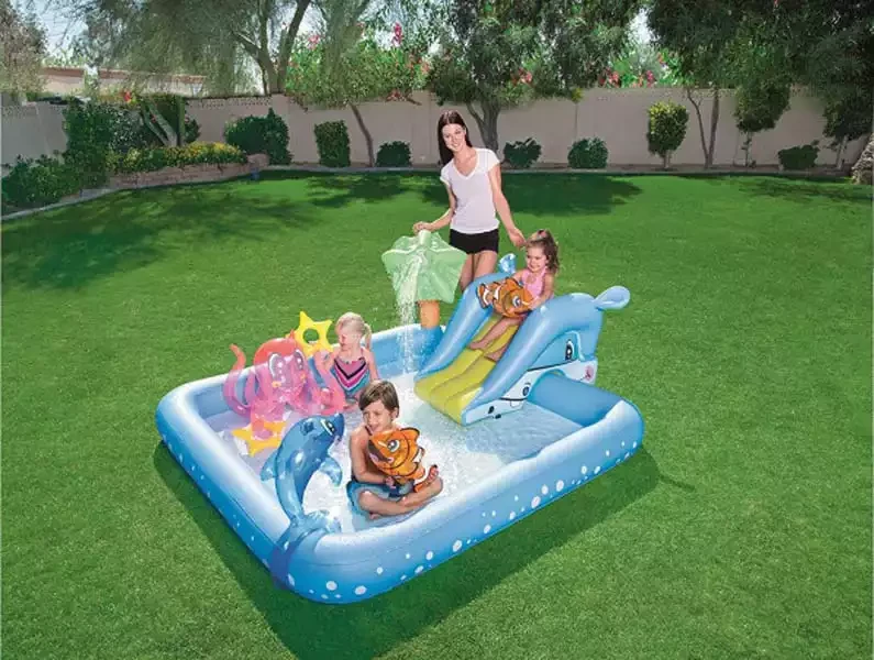 Bazen Bestway Fantastic Aquarium Play Pool 2.39m X 2.06m X 86cm slika 1