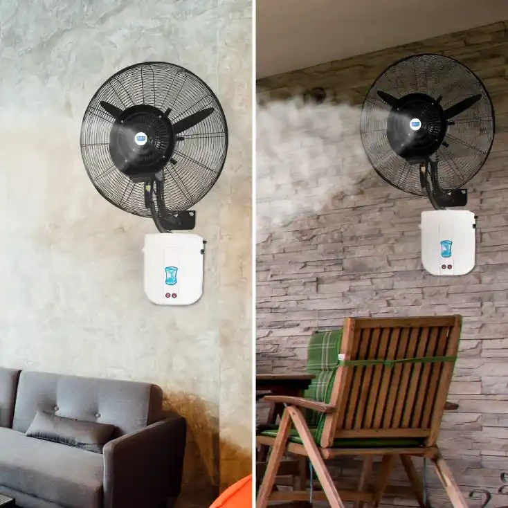 Ventilator sa raspršivačem vodeProsto MSF 2608 C, zidni slika 1