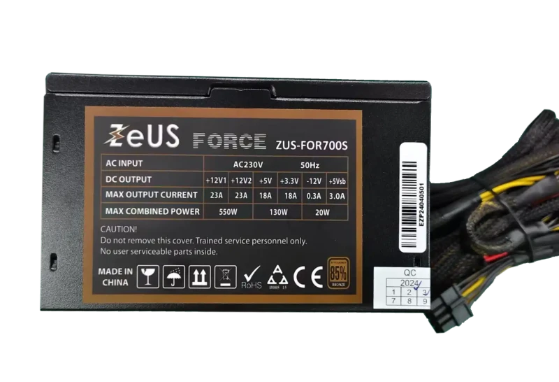 Napajanje 700W ZEUS 80 ZUS-FOR700S PLUS Bronze 12cm slika 1