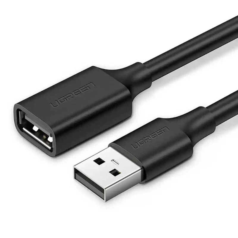 USB produžni kabl 2.0 USB A-USB A M/Ž 1.5m Ugreen US103 crni slika 1