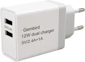 Kućni punjač Gembird NPA-AC26 2xUSB + micro usb kabal 1m