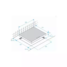 Ugradna ploča Beko HIC64404T širina 60cm/digitalne komande/keramička