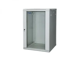 18U/19 rek orman nazidni Netiks W6618, staklena vrata sa bravom, dim. 600x600x900mm (ŠxDxV), prednj