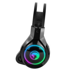 Slušalice sa mikrofonom Marvo HG8901 2x3.5MM+USB gejmerske sa mikrofonom i RGB osvetljenjem crne