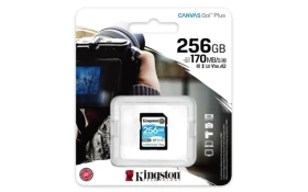 SD Card 256GB Kingston SDG3/256GB class 10 170Mbs/90MBs A2