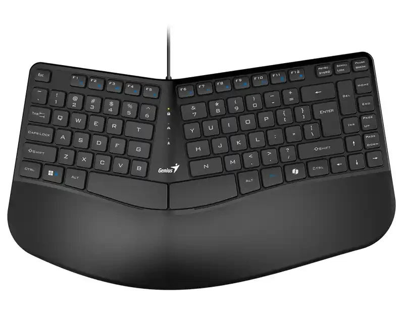 Ergonomska tastatura Genius KB-700 USB YU Crna slika 1