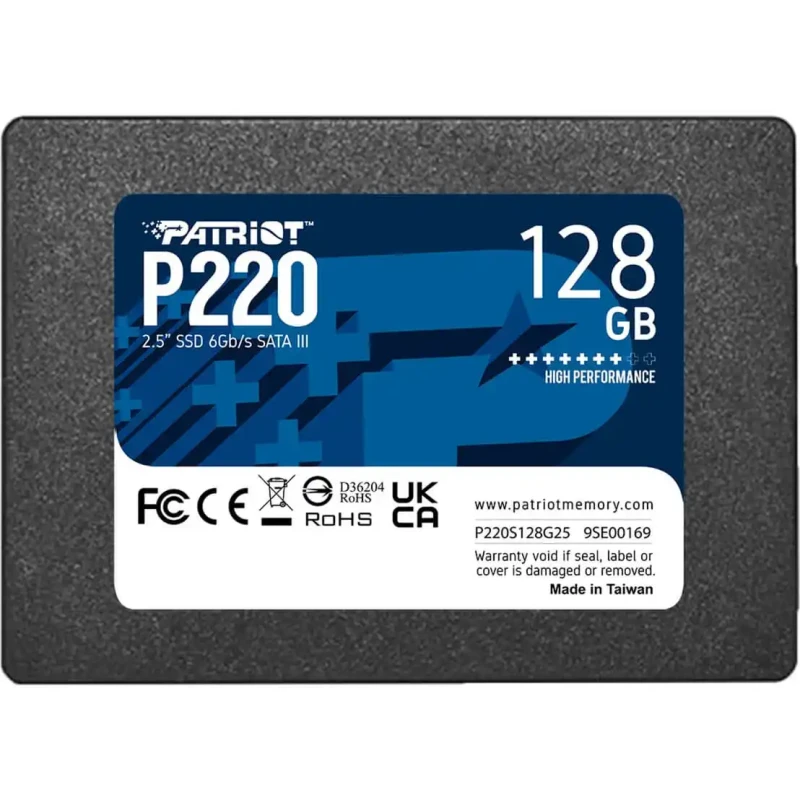 SSD 2.5 SATA3 128GB Patriot P220 550MBs/480MBs P220S128G25 slika 1