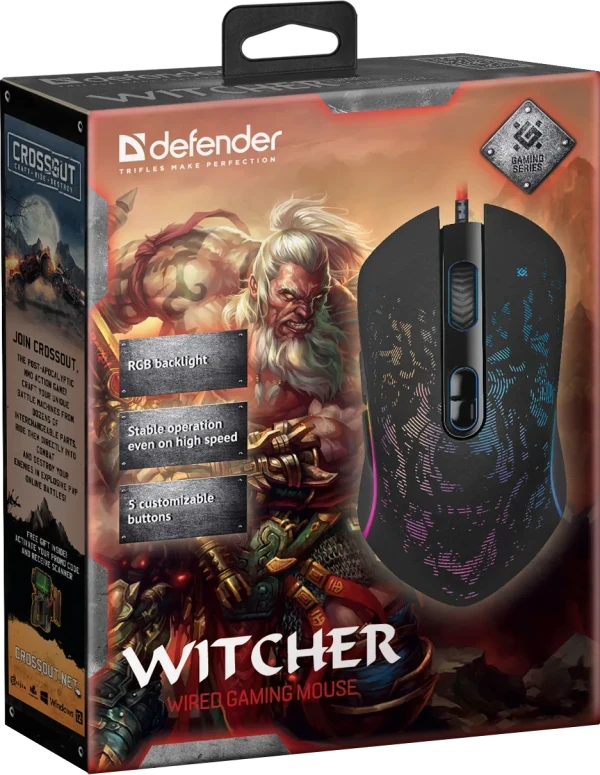 Miš Defender Witcher GM-990 3200 dpi slika 1