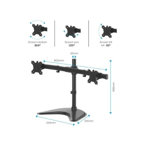 Nosač 2 monitora Fellowers Profesional Series Freestanding Horizontal 8043701