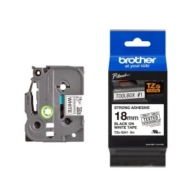 Brother traka TZES241 18mm B/W TZ Strong