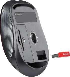 Bežični miš Defender Gassa MM-105 1600 dpi Crni