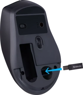Bežični miš Defender Effect X MS-095/1600 dpi Crni