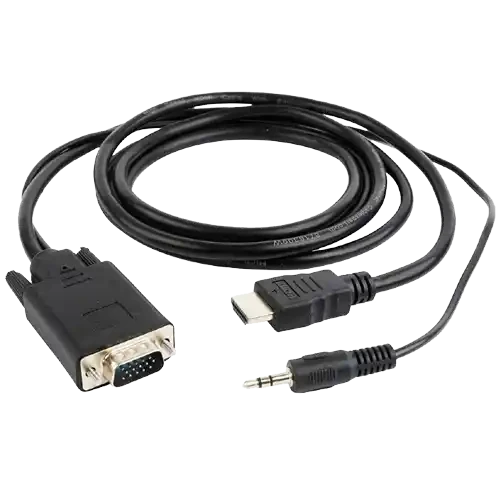 Kabl HDMI-VGA+Audio Gembird A-HDMI-VGA-03-6 1.8m slika 1