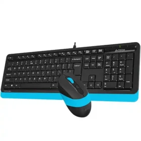 Tastatura + miš A4 Tech F1010 US Plava