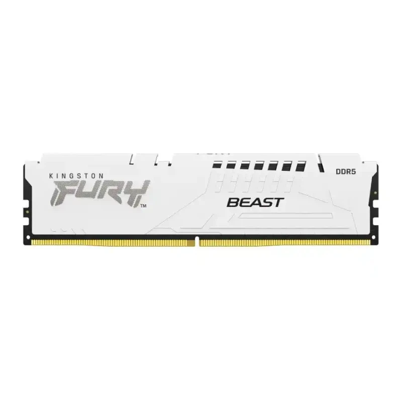 Memorija DDR5 64GB(2x32GB) 6000MHz Kingston Fury Beast  KF560C36BWEK2-64 White EXPO slika 1