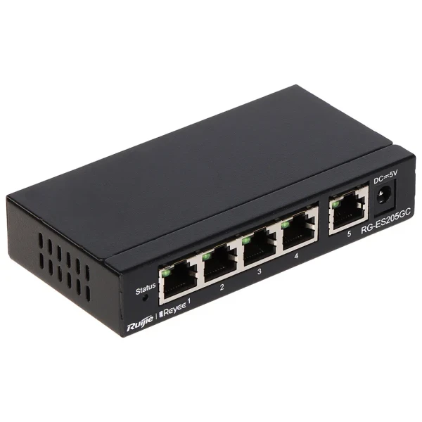 10/100/1000 5-port Reyee RG-ES205GC L2 upravljiv Cloud svič slika 1