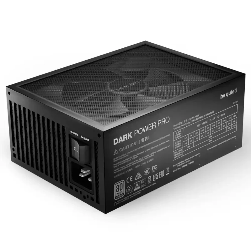 Napajanje Be Quiet Dark Power PRo 13 1600W BN332 Titanium Modularno ATX3.1 slika 1