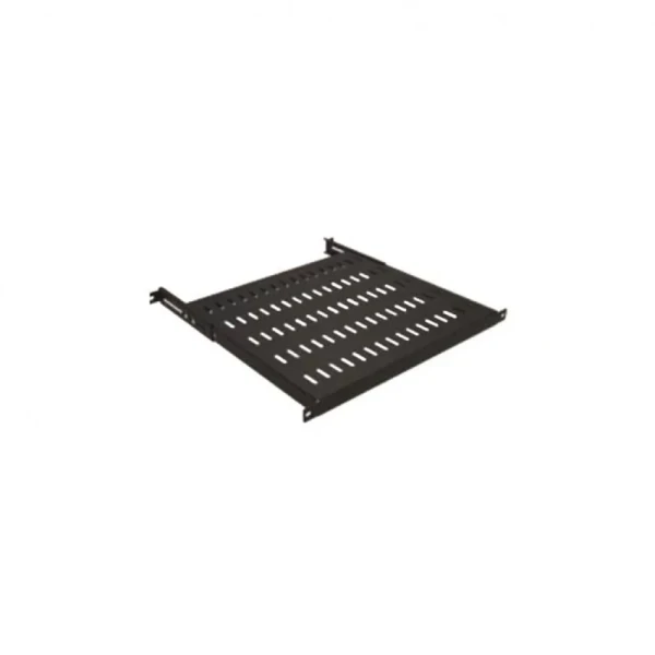 Polica fiksna 800mm rack kačenje na 4 tačke/podesivi zadnji držači Mirsan 19/1U crna MR.SBR80.01_YK slika 1