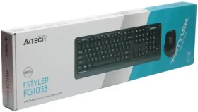 Bezična tastatura + miš A4-FG1035 A4Tech Fstyler YU Sivi