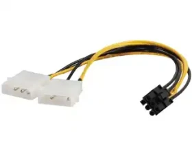 Adapter naponski PCI-e/VGA 6 PIN-a E-green