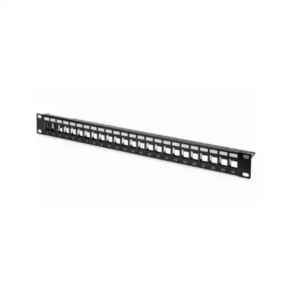Patch panel modularni shielded 19/0.5U sa 24 slota za STP/UTP module SKP-24-0.5U slika 1