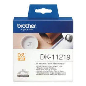 Nalepnica kruzna papirna Brother 12mmx12mm/300 DK11219