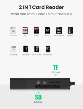 Card Reader USB 3.0 Ugreen CM104 TF+SD Dual čitač kartica