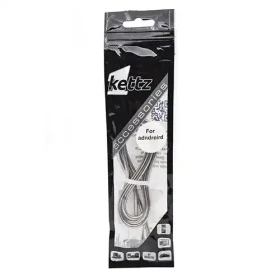 Kabl USB TIp A- Micro Kettz MAB-K010 Silver 1m
