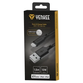 Kabl USB Tip A- Lighting Yenkee YCU 615 BK 1.5m