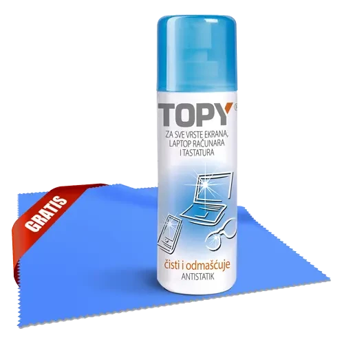 Sprej sa krpicom Topy 120ml slika 1