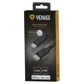 Kabl USB Tip C- Lighting Yenkee YCU 635 BK 1.5m