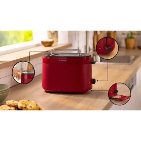 Toster BOSCH TAT2M124 800W-950W crvena
