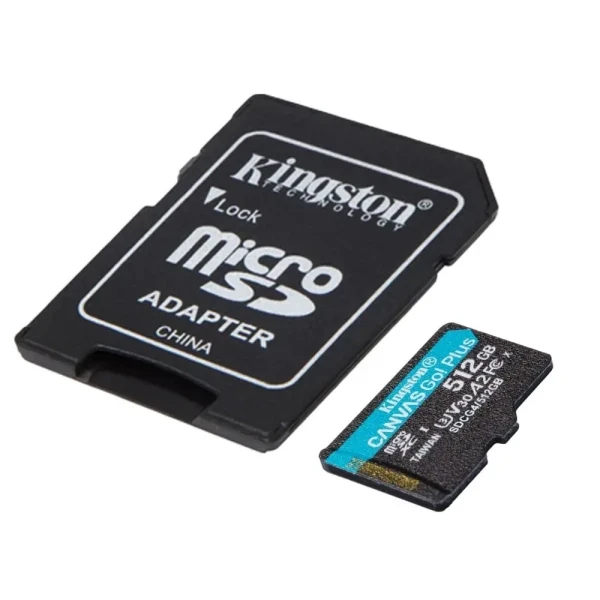 Micro SD Card 512GB Kingston+SD adapter SDCG4/512GB -  200/160 MB/s slika 1