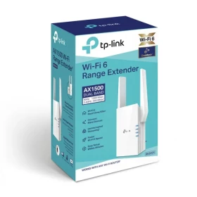 Range Extender TP-Link RE505X Wi-Fi/AX1500/1200Mbps/300Mbps/GLAN/Mesh/2 eksterne antene