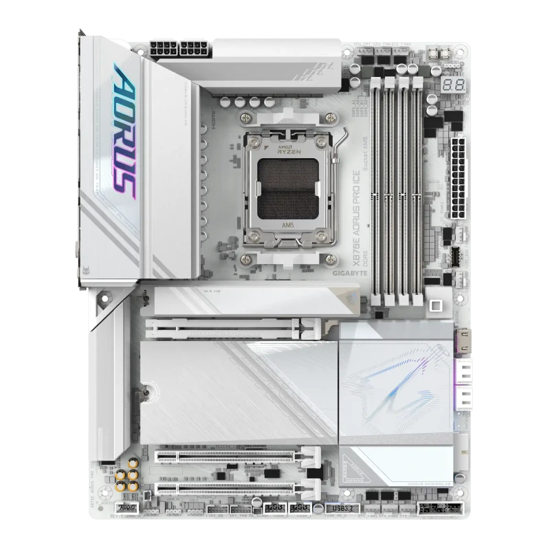 Matična ploča Gigabyte AM5 X870E Aorus Elite WIFI7 Ice slika 1