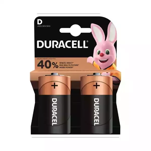 Baterija nepunjiva Duracell Basic D LR20 2/1 (Pak) slika 1