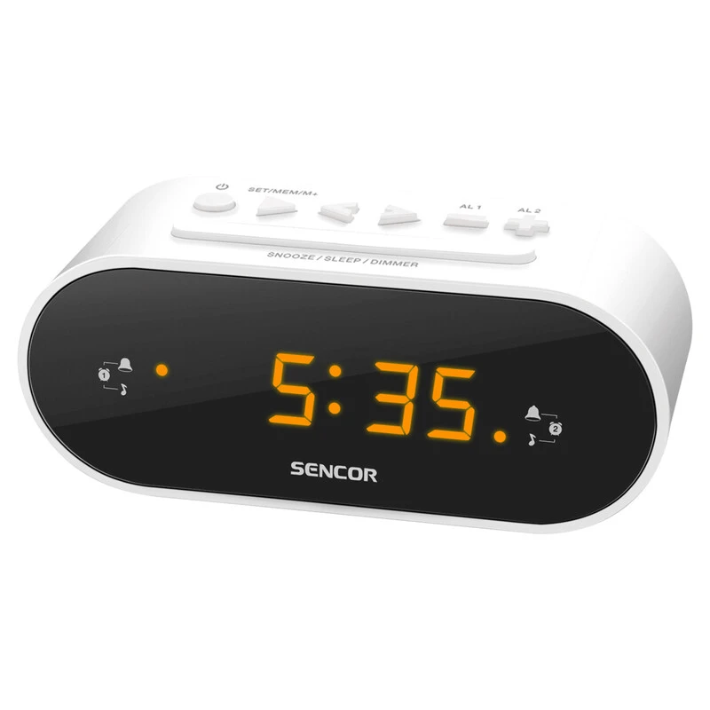Digitalni sat sa alarmom SENCOR SRC 1100W beli slika 1