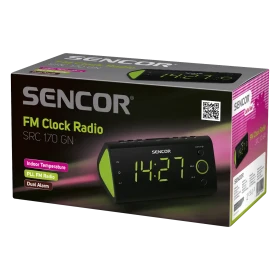 Fm radio sa digitalnim prikazom vremena SENCOR SRC 170 GN zeleni