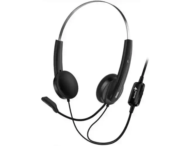 Slušalice Genius HS-220U-Crne AI USB C slika 1