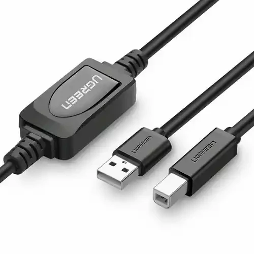 Kabl USB 2.0 Aktivni Print Ugreen US122 M/m 15m slika 1