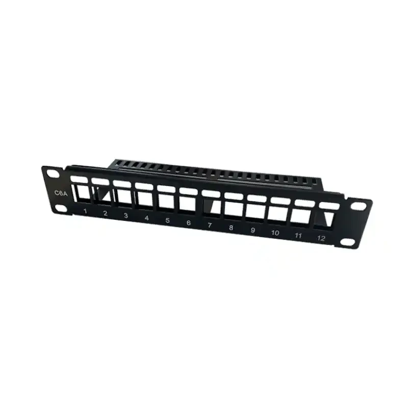 1U/10 Patch panel Ansec prazan slika 1